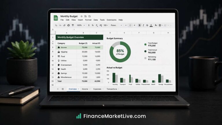 How to Build a Monthly Budget in Google Sheets (Free Template)